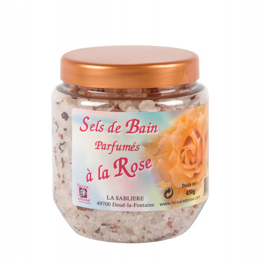 Sels de bain à la rose 150g