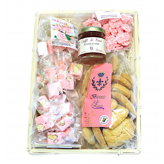 Rose gourmet tasting gift box Terre de Rose