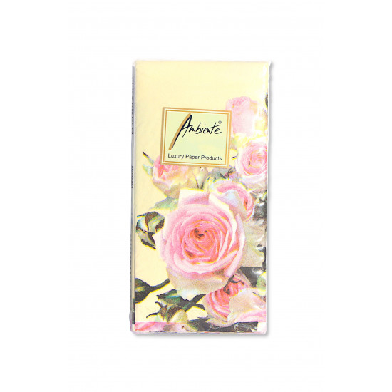 10 mouchoirs rose