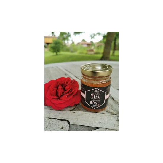 Miel d'acacia à la rose  125g