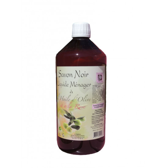 Savon noir à la rose pour le traitement dans le jardin - Roseraie Terre de rose