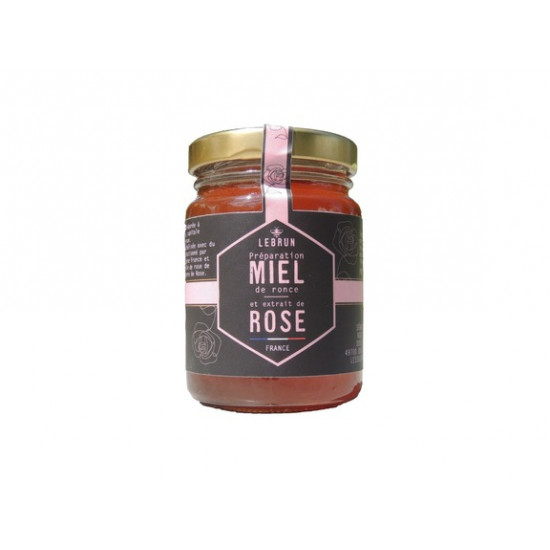 Miel d'acacia à la rose  125g