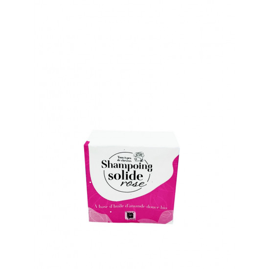 shampoing solide rose 75g