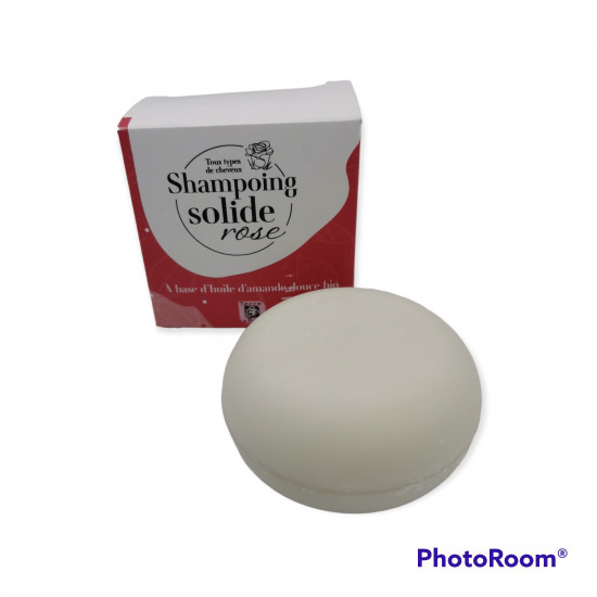 shampoing solide rose 75g