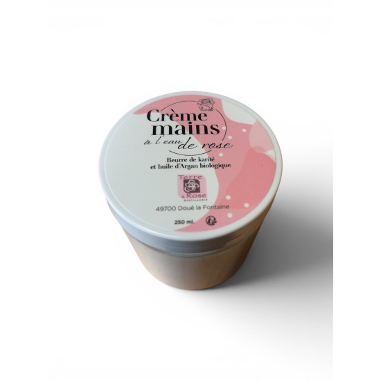 Rose and shea butter hand cream 250 ml Terre de Rose
