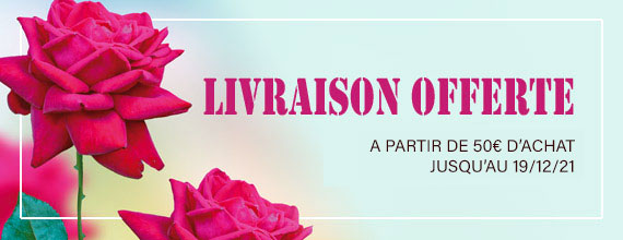 Livraison offerte dès 70€ ou en relais colis Livraison offerte dès 60€ ou en relais colis